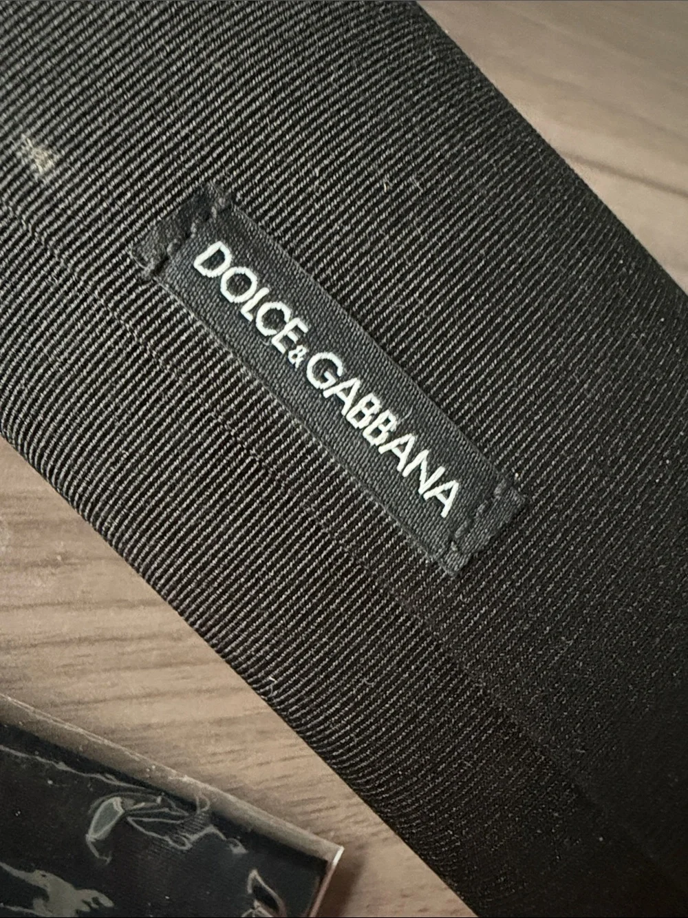 Dolce & Gabbana Black Fabric Eyewear Case Branded Cloth (glasses need lenses)